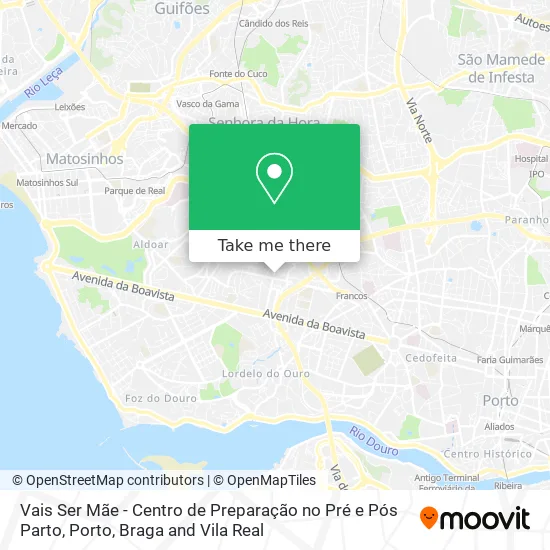 Vais Ser Mãe - Centro de Preparação no Pré e Pós Parto mapa