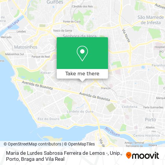 Maria de Lurdes Sabrosa Ferreira de Lemos -, Unip. map