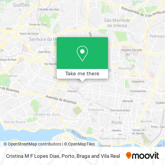 Cristina M F Lopes Dias mapa