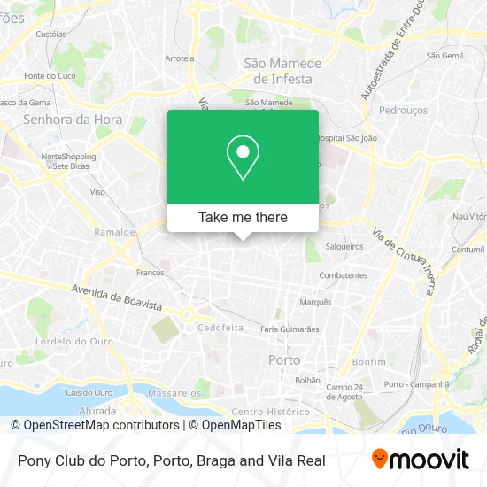 Pony Club do Porto map