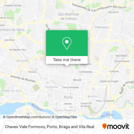 Chaves Vale Formoso map