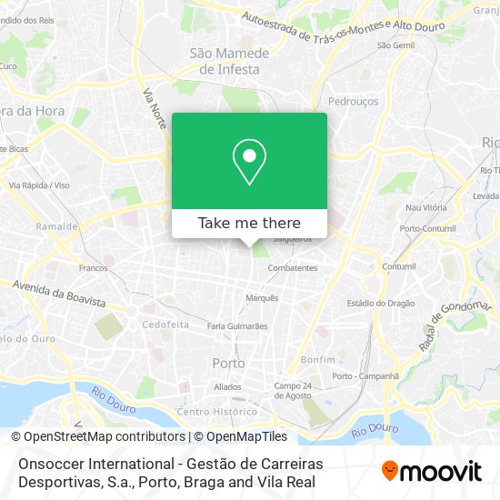 Onsoccer International - Gestão de Carreiras Desportivas, S.a. map