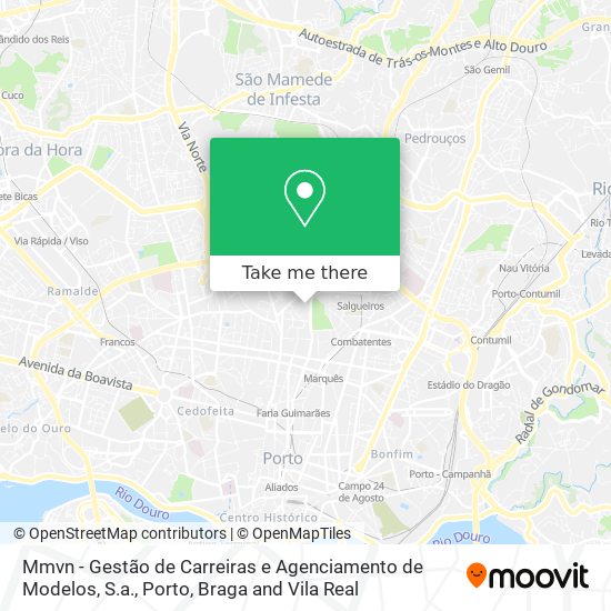 Mmvn - Gestão de Carreiras e Agenciamento de Modelos, S.a. map