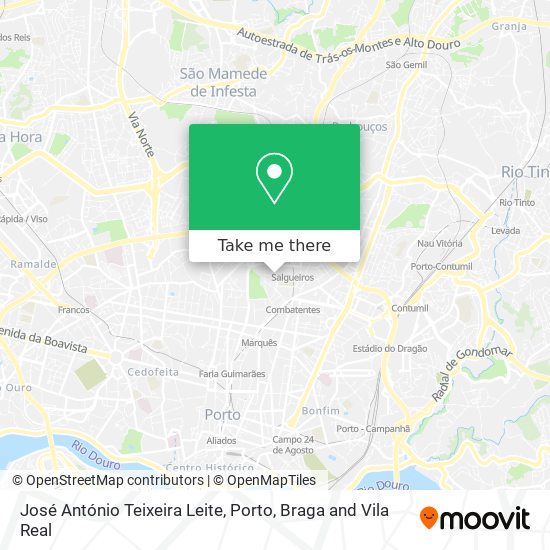 José António Teixeira Leite mapa