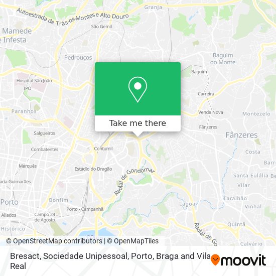 Bresact, Sociedade Unipessoal map