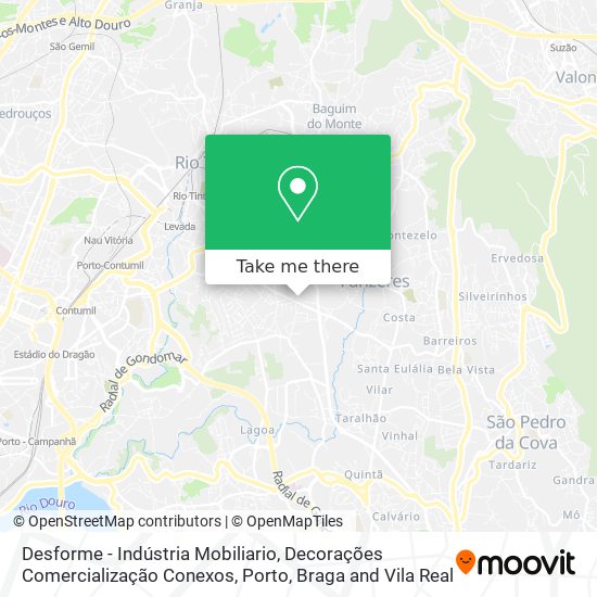 Desforme - Indústria Mobiliario, Decorações Comercialização Conexos mapa