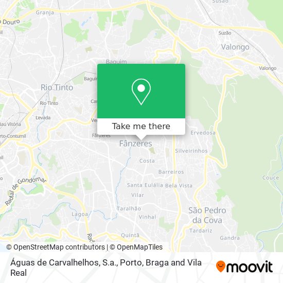 Águas de Carvalhelhos, S.a. map