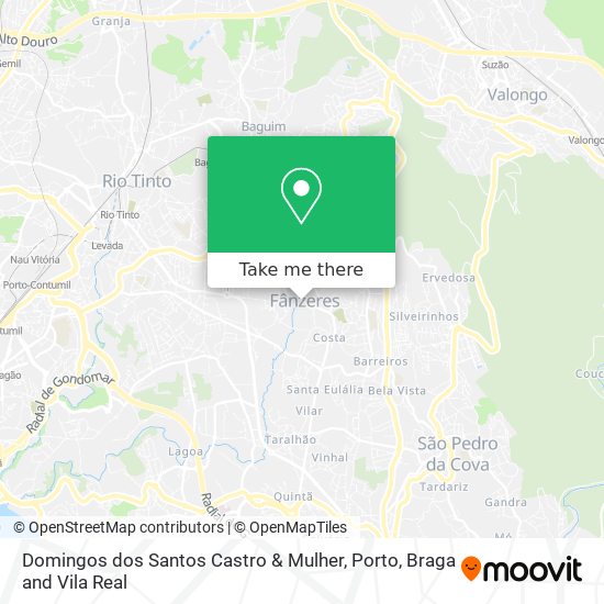 Domingos dos Santos Castro & Mulher mapa