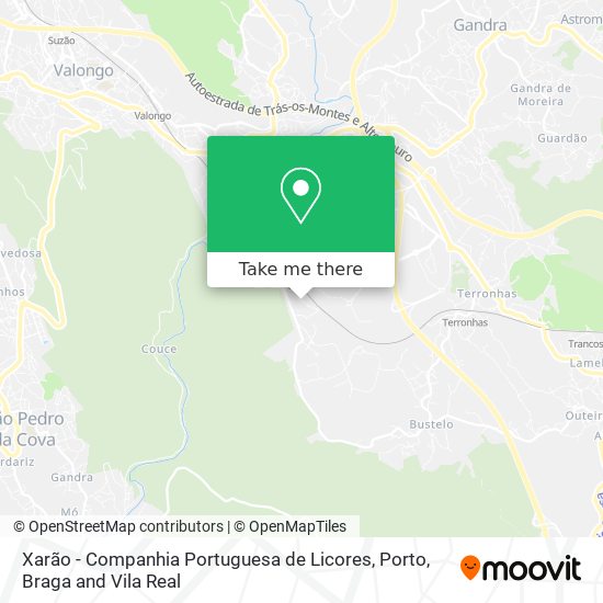 Xarão - Companhia Portuguesa de Licores map