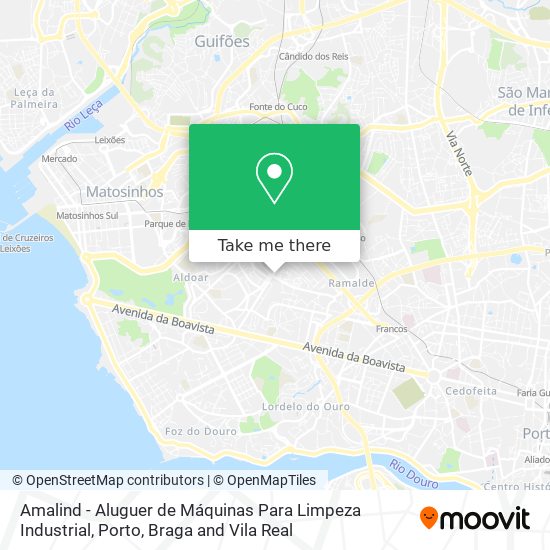 Amalind - Aluguer de Máquinas Para Limpeza Industrial map