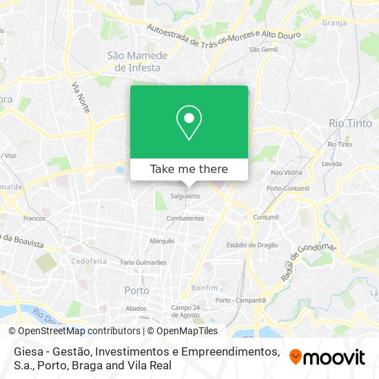 Giesa - Gestão, Investimentos e Empreendimentos, S.a. map