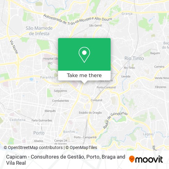 Capicam - Consultores de Gestão mapa