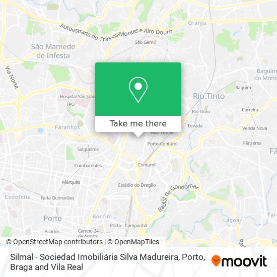 Silmal - Sociedad Imobiliária Silva Madureira map