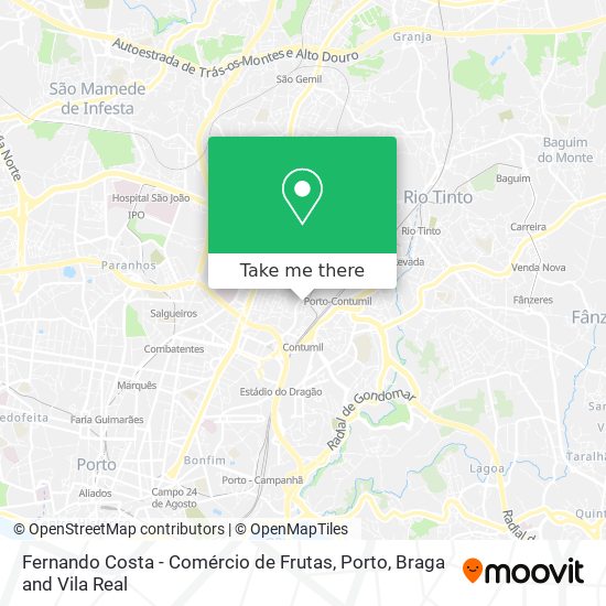 Fernando Costa - Comércio de Frutas map