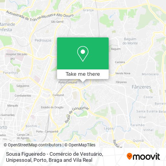 Sousa Figueiredo - Comércio de Vestuário, Unipessoal map