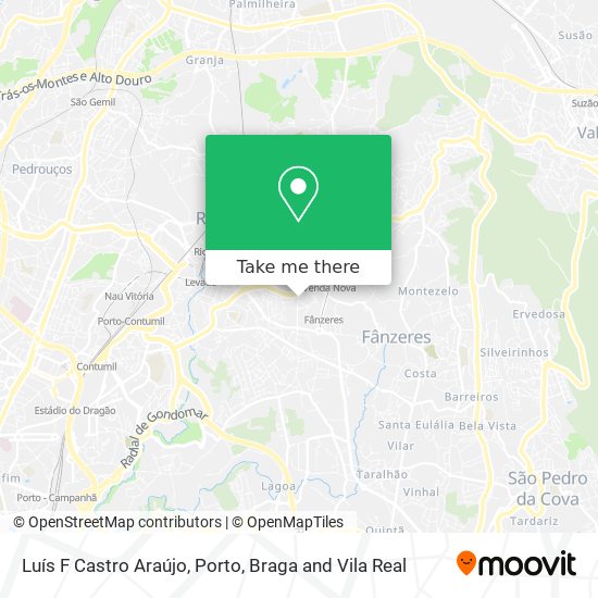 Luís F Castro Araújo map