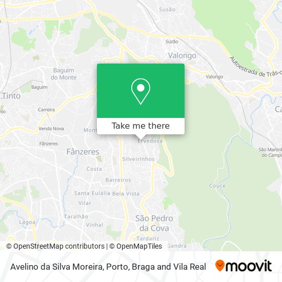 Avelino da Silva Moreira map