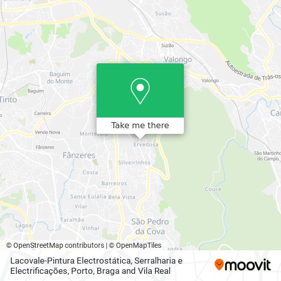 Lacovale-Pintura Electrostática, Serralharia e Electrificações map