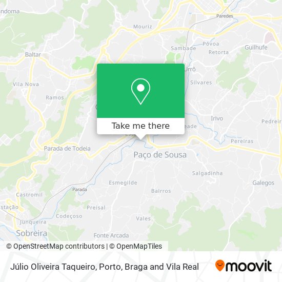 Júlio Oliveira Taqueiro map