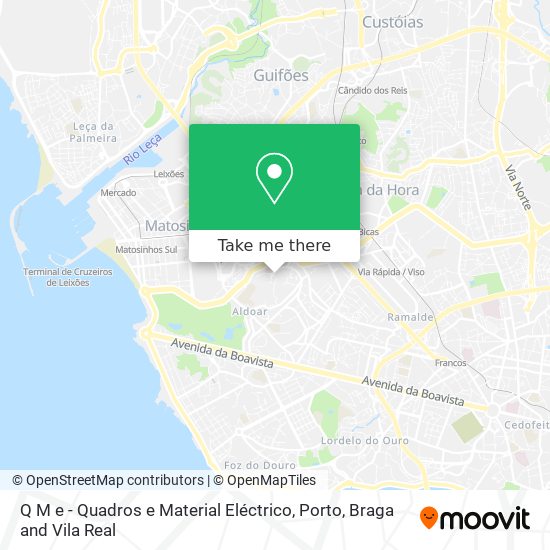 Q M e - Quadros e Material Eléctrico mapa