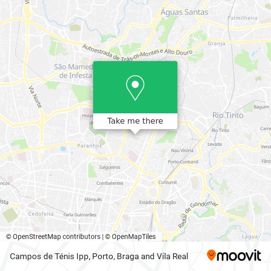 Campos de Ténis Ipp map