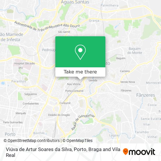 Viúva de Artur Soares da Silva map