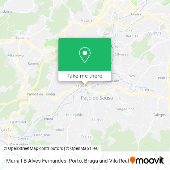 Maria I B Alves Fernandes map