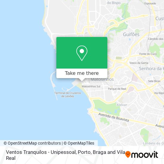 Ventos Tranquilos - Unipessoal map