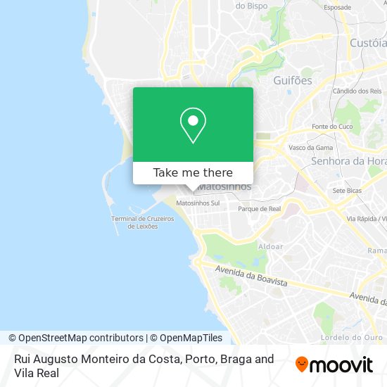 Rui Augusto Monteiro da Costa map