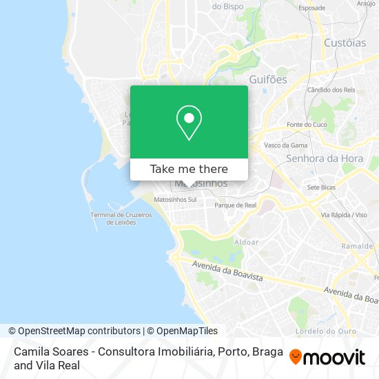 Camila Soares - Consultora Imobiliária mapa