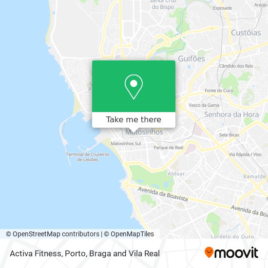 Activa Fitness map