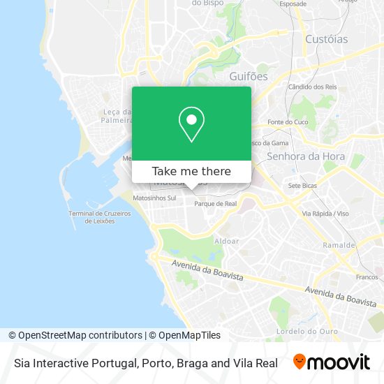 Sia Interactive Portugal map