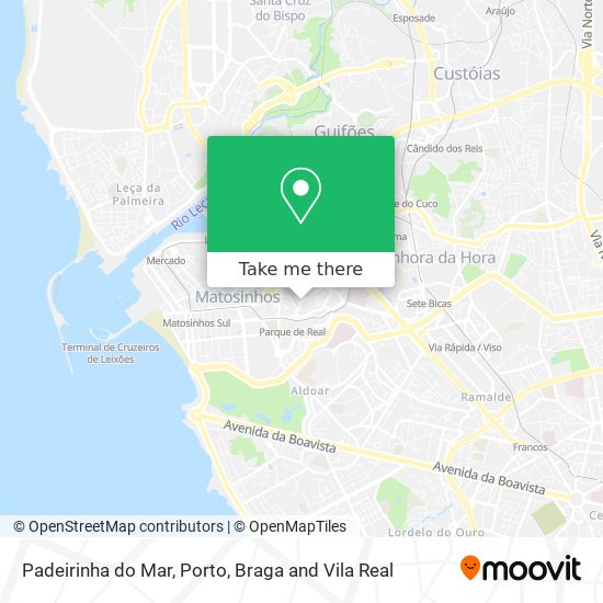 Padeirinha do Mar mapa