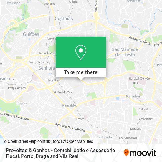 Proveitos & Ganhos - Contabilidade e Assessoria Fiscal map