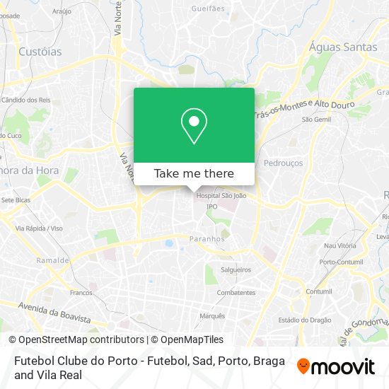 Futebol Clube do Porto - Futebol, Sad map
