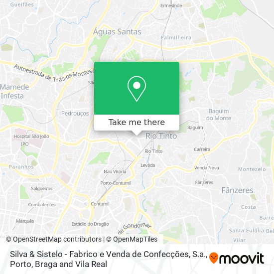 Silva & Sistelo - Fabrico e Venda de Confecções, S.a. map