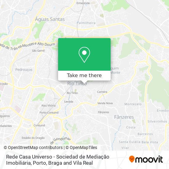 Rede Casa Universo - Sociedad de Mediação Imobiliária map