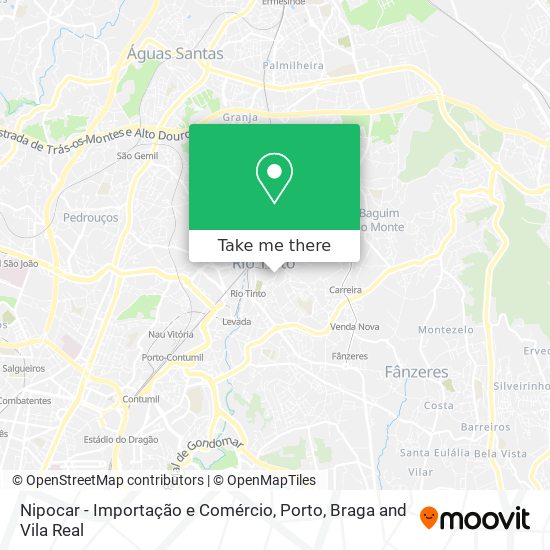 Nipocar - Importação e Comércio map