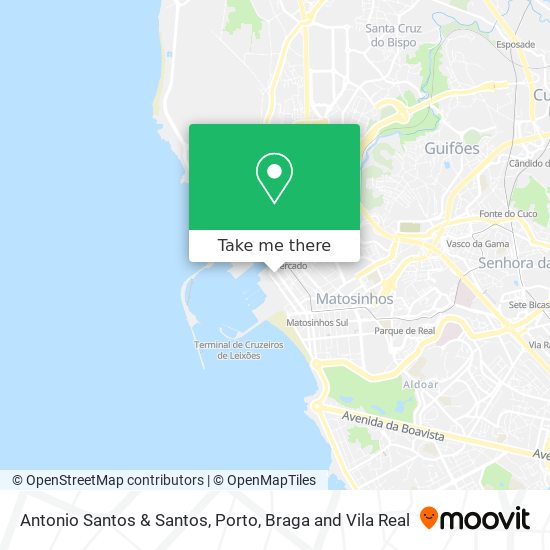 Antonio Santos & Santos map