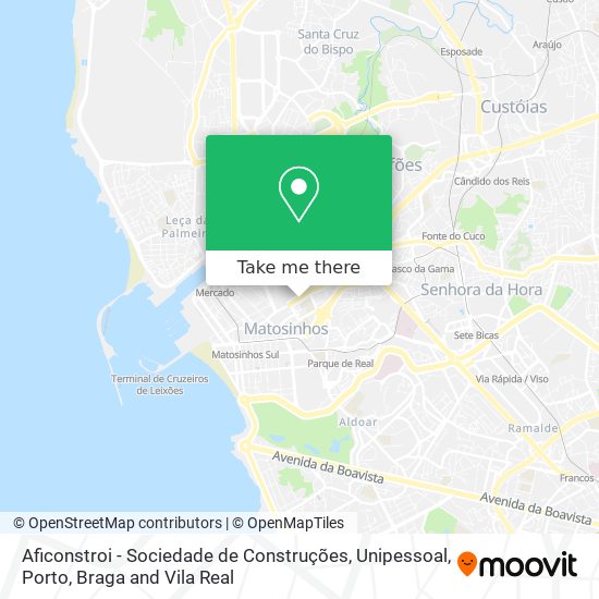 Aficonstroi - Sociedade de Construções, Unipessoal map