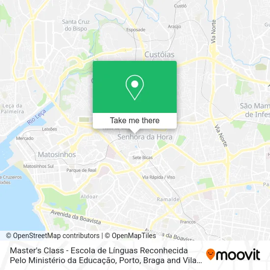 Master's Class - Escola de Línguas Reconhecida Pelo Ministério da Educação map
