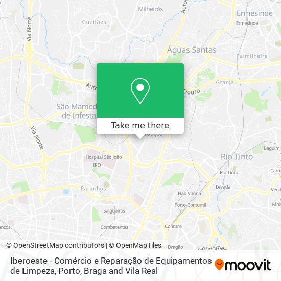 Iberoeste - Comércio e Reparação de Equipamentos de Limpeza map