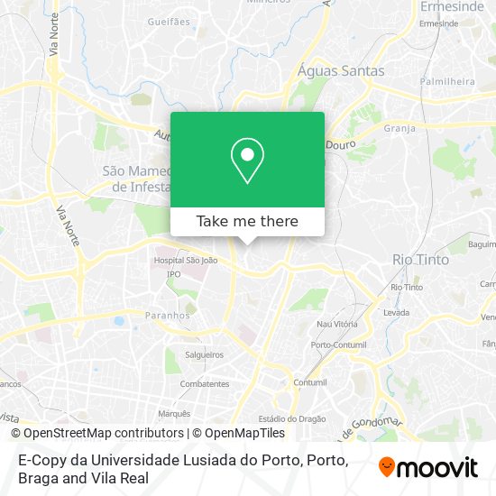 E-Copy da Universidade Lusiada do Porto map