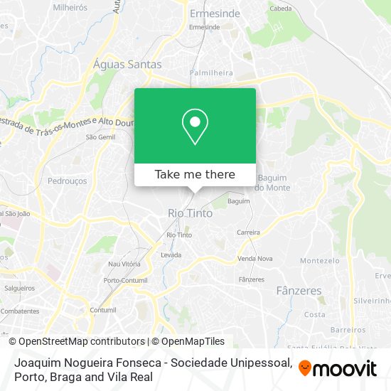 Joaquim Nogueira Fonseca - Sociedade Unipessoal map