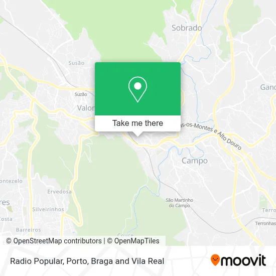 Radio Popular map