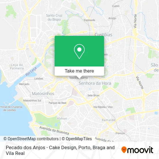 Pecado dos Anjos - Cake Design map