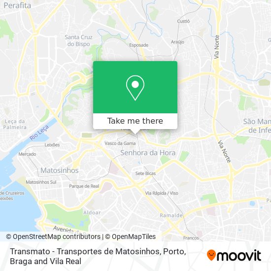 Transmato - Transportes de Matosinhos map