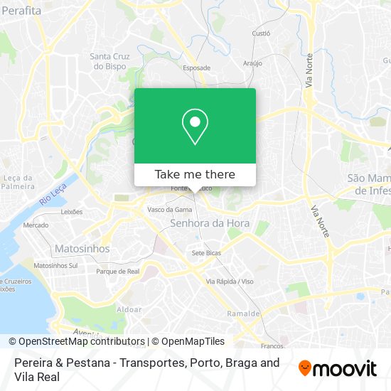 Pereira & Pestana - Transportes map