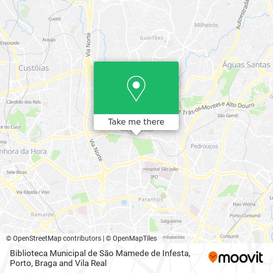 Biblioteca Municipal de São Mamede de Infesta map