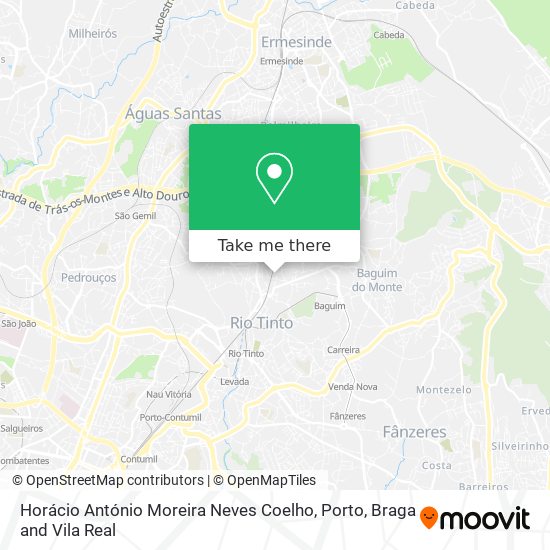 Horácio António Moreira Neves Coelho map